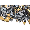 4 lbs 13 oz Solid Tungsten Scrap Carbide Inserts Mixed Lathe Milling Tooling Lot