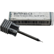 NEW Harvey Tool BVT0140-C3 0.0140 Solid Carbide Micro Drill Bit 140 Deg AlTiN