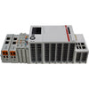NEW Beckhoff Automation CX2040-0100 PLC CPU Module Control System Stack with CX2100 Power Supply, EL6652 EtherNet/IP Scanner, EK1122 EtherCAT Junction, and EL9011 End Plate