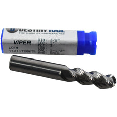 NEW Destiny Tool BV32416 Viper 3/8 3 Flute Solid Carbide Ball Nose End Mill