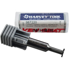 NEW Harvey Tool 987220 3/8'' 8 Flute Uncoated Carbide Corner Radius Keyseat Cutter