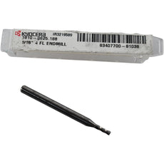 NEW Kyocera 1810-0625.188 1/16'' 4 Flute Solid Carbide Square End Mill