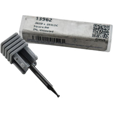 NEW Harvey Tool 13962 1/16'' (.062) 2 Flute Uncoated Solid Carbide Miniature Square End Mill