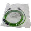 NEW Datalogic CAB-ETH-M03 93A051347 M12-IP67 Ethernet Cable 3M 9.8ft