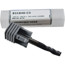 NEW Harvey Tool 831840-C3 Corner Radius End Mill 1/4 Cutter 3 Flute AlTiN