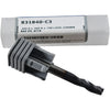 NEW Harvey Tool 831840-C3 Corner Radius End Mill 1/4 Cutter 3 Flute AlTiN