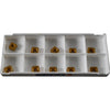 Pack of 10 NEW Seco SPMX0602AP-75 T25M Carbide Milling Inserts 16162