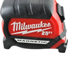 Milwaukee 48-22-0125 Compact 25 Foot Standard Magnetic Tape Measure