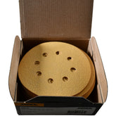 NEW Mirka Gold 23-615-AP 5 Inch 8 Hole Hook Loop Assorted Sanding Discs 48 Pack