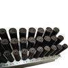 33 Piece Jumbo Transfer Punch Set 1/2 to 1 Inch Machinist Tool Metal Index Stand