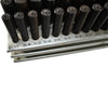 33 Piece Jumbo Transfer Punch Set 1/2 to 1 Inch Machinist Tool Metal Index Stand