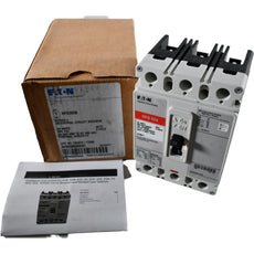 NEW Eaton HFD3050 Series C 3 Pole 50A Molded Case Circuit Breaker HFD 65k F Frame