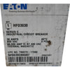 NEW Eaton HFD3030 Series C 3 Pole 30A Molded Case Circuit Breaker HFD 65k F Frame