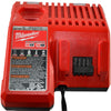 Milwaukee 48-59-1812 M12 M18 Multi-Voltage Lithium-Ion Battery Charger