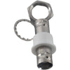 New L-com BA1089 Coaxial Adapter BNC Female Bulkhead Insulated Ground 50 Ohm