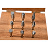 Rotary Burr Set 9-Piece 1/8'' Shank Double Cut Wood Case Assorted