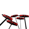 Wiha 334 ComfortGrip Metric Ball End Hex T-Handle Allen Wrench Driver 5-Piece Set
