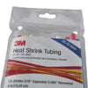 NEW 3M FP-301 Thin Wall Heat Shrink Tubing Kit Multi Color Assortment 21 Tubes