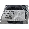 Pack of 23 NEW Caplugs CCF-1 1/4-10-14 Black LDPE Round Tubing Plastic End Cap Plug