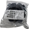 Pack of 23 NEW Caplugs CCF-1 1/4-10-14 Black LDPE Round Tubing Plastic End Cap Plug