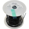 Remington Industries UL1007 24 AWG Stranded PVC Black Hook Up Wire Spool