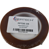 NEW Bertech PPTDE-3/8 Double Sided Polyimide Tape Amber 3/8 Inch x 36 Yards
