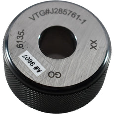 VTG Vermont Gage Class XX Go Master Setting Ring Gage 0.6135'' ID Ring Gauge
