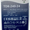 NEW Mean Well TDR-240-24 Three-Phase Industrial DIN Rail Power Supply 24V 10A 240W
