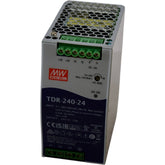 NEW Mean Well TDR-240-24 Three-Phase Industrial DIN Rail Power Supply 24V 10A 240W