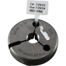 Vermont Gage 7/16-28 UNEF 2A Go Thread Ring Gage PD .4132