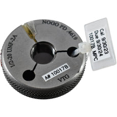 Vermont Gage VTG 1/2-20 UNF-2A NOGO Thread Ring Gage No Go PD .4619