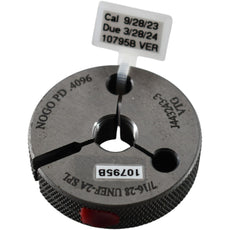 Vermont Gage J443243-3 7/16-28 UNEF 2A SPL NOGO Thread Ring Gage 0.4096 PD