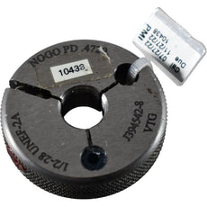 Vermont Gage J394542-8 1/2-28 UNEF 2A NOGO Thread Ring Gage 0.4720 PD