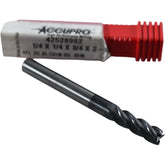 NEW Accupro 42526962 Carbide Square End Mill 1/4 4 Flute AlTiCrN Coating