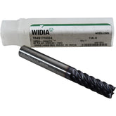 NEW Widia Hanita TR4S1710004 Carbide Square End Mill 3/8 6 Flute TiAlN Coating