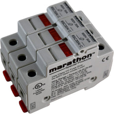 NEW Marathon 6SC30AI C 3 Pole Class CC Fuse Holder 30A 600V DIN Rail