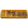 Pack of 4 NEW Kennametal DPGR432 KC730 DCGR150408 Top Notch Carbide Inserts