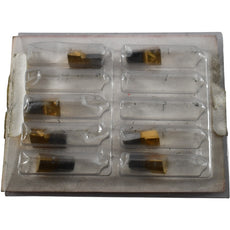 Pack of 7 NEW Manchester 507-182-36 M40 Carbide Cutoff Grooving Inserts