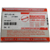 Pack of 7 NEW Manchester 507-182-36 M40 Carbide Cutoff Grooving Inserts