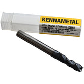 NEW Kennametal H1TE4RA0250L075HAR015 KCSM15 4 Flute Harvi I TE Carbide End Mill