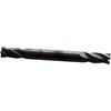 NEW Bassett 01698 MDES TiCN 4 Flute Carbide Double End Square End Mill 1/4