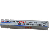 NEW Nachi AquaREVO LIST9863 3/32 Solid Carbide High Performance Jobber Drill Bit