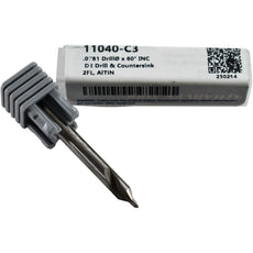 NEW Harvey Tool 11040-C3 2 Flute Carbide Combination Drill Countersink AlTiN