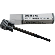 NEW Harvey Tool 888510-C3 4 Flute Carbide Long Flute Square End Mill 5/32''
