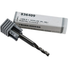 NEW Harvey Tool 836409 3 Flute Carbide Miniature Square End Mill 9/64'' Uncoated