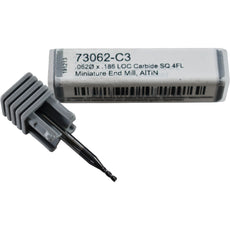 NEW Harvey Tool 73062-C3 4 Flute Carbide Miniature Square End Mill 1/16'' AlTiN