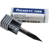 NEW Harvey Tool 47615-C3 2 Flute Carbide Pointed Chamfer Cutter 1/4'' AlTiN 30�