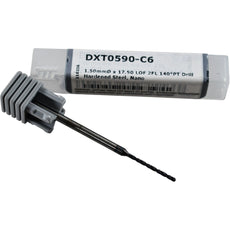 NEW Harvey Tool DXT0590-C6 1.50mm 2 Flute Carbide High Performance Micro Drill Bit AlTiN Nano 10xD
