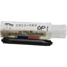 NEW AB Tools CR12-060 Double Ended Corner Rounding End Mill 0.060 Radius Carbide