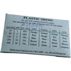 DeFelsko PosiTector Precision Plastic Shims Calibration Standard Gage Block Set